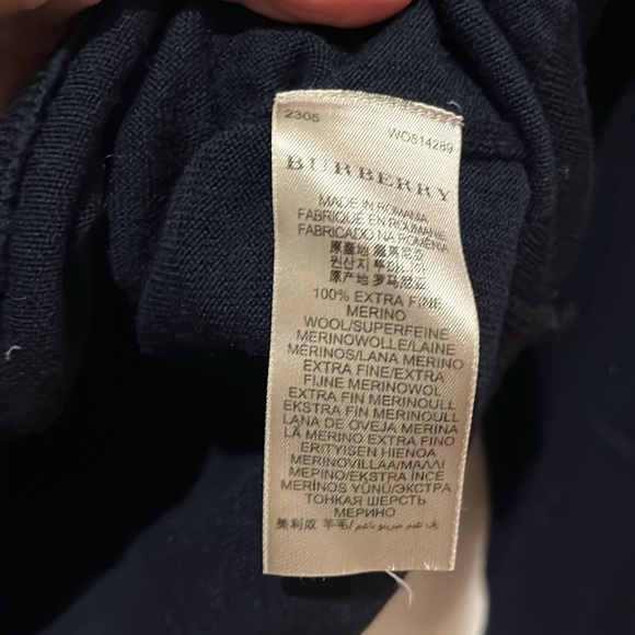BURBERRY BRIT merino wool sweater - Picture 5 of 6